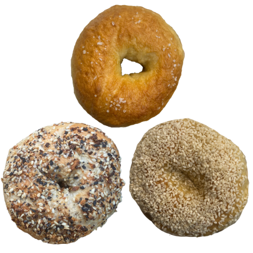 Variety Pack of Sourdough Bagels (Half dozen)