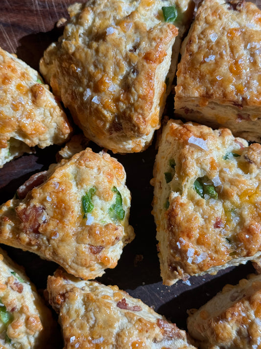 Cheddar & Herb Sourdough Scones