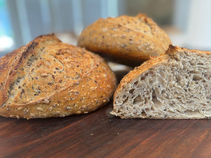 Organic Multigrain Sourdough Loaf